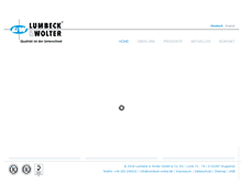 Tablet Screenshot of lumbeck-wolter.de